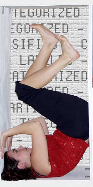 dancer posing upside down