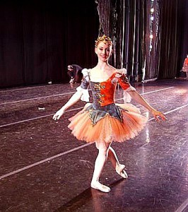 Samantha in Balanchine’s "A Midsummer Night's Dream" with Boston Ballet in 2006.