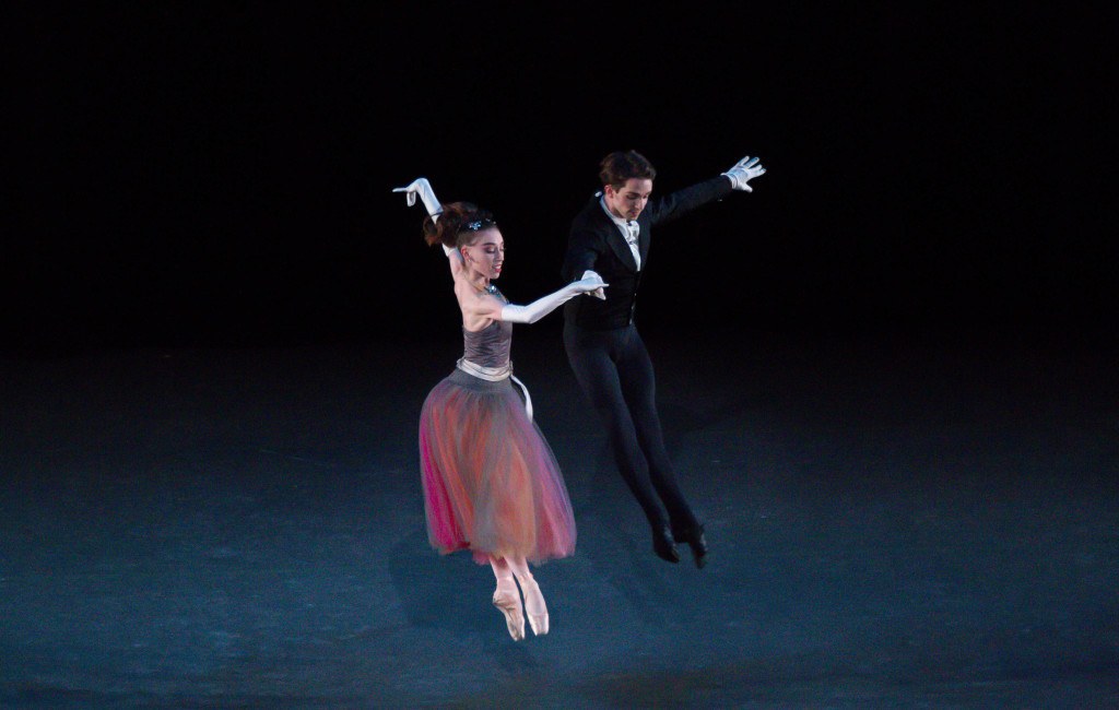 Michael Brenden and Zoe Zien in George Balanchine’s "La Valse." Photograph by Daniel Azoulay.